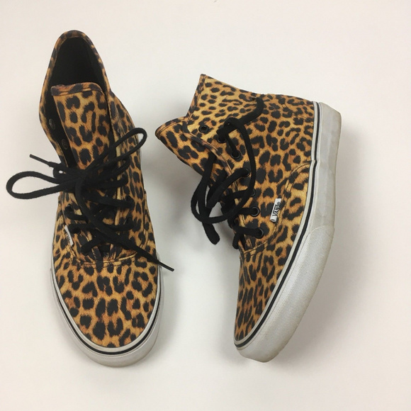 cheetah print vans high top